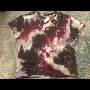 - Well Known Tie Dye Short Sleeved Sweatshirt XXL